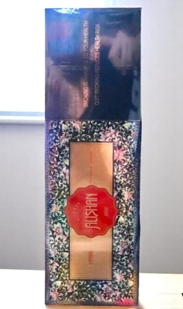 Alishan Jing Tai Dian Lan Hard imported cigarette 159xblix product photo