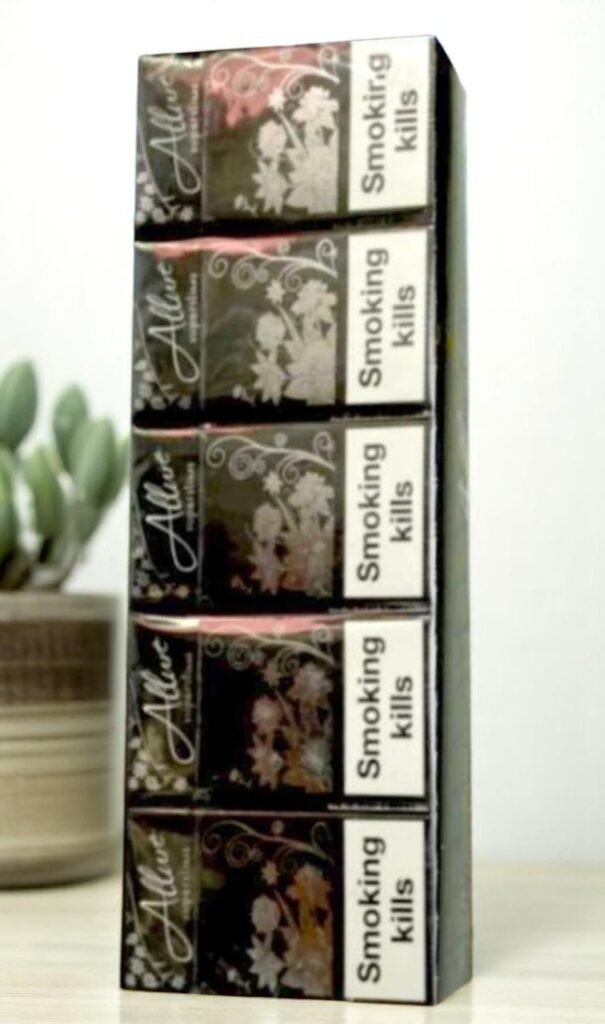 Allure Black Slims imported cigarette 159xblix product photo