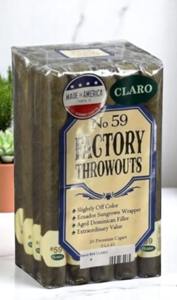 Factory Throwouts No.59 Claro 6 imported cigarette 159xblix product photo