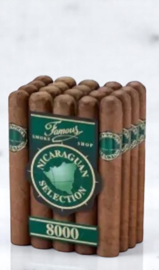 Famous Nicaragua Selection 8000 5 imported cigarette 159xblix product photo