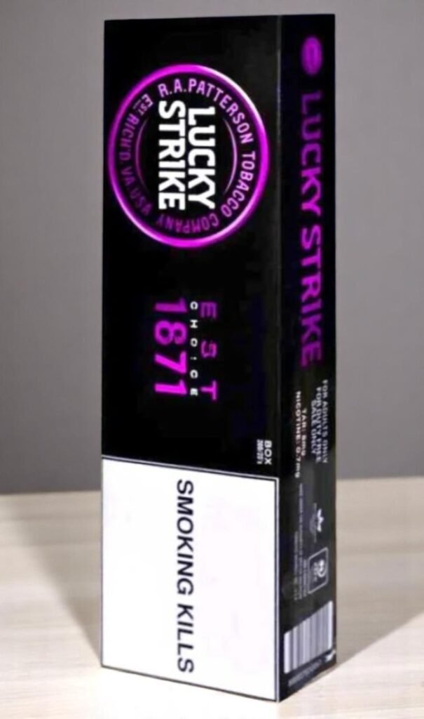 Lucky Strike Blueberry imported cigarette 159xblix product photo