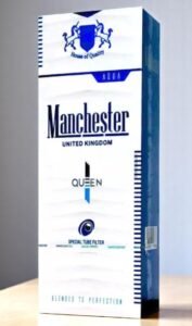 Manchester Aqua Queen imported cigarette 159xblix product photo