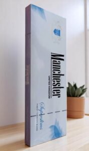 Manchester Blue Slims imported cigarette 159xblix product photo