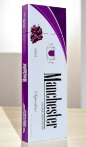 Manchester Grape Slims imported cigarette 159xblix product photo