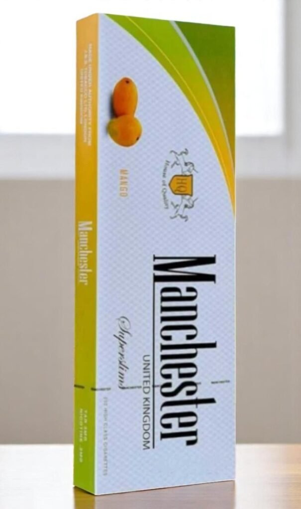 Manchester Mango Slims imported cigarette 159xblix product photo