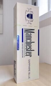 Manchester Sapphire Blue imported cigarette 159xblix product photo