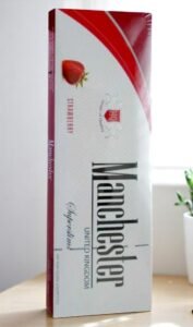 Manchester Strawberry Slims imported cigarette 159xblix product photo