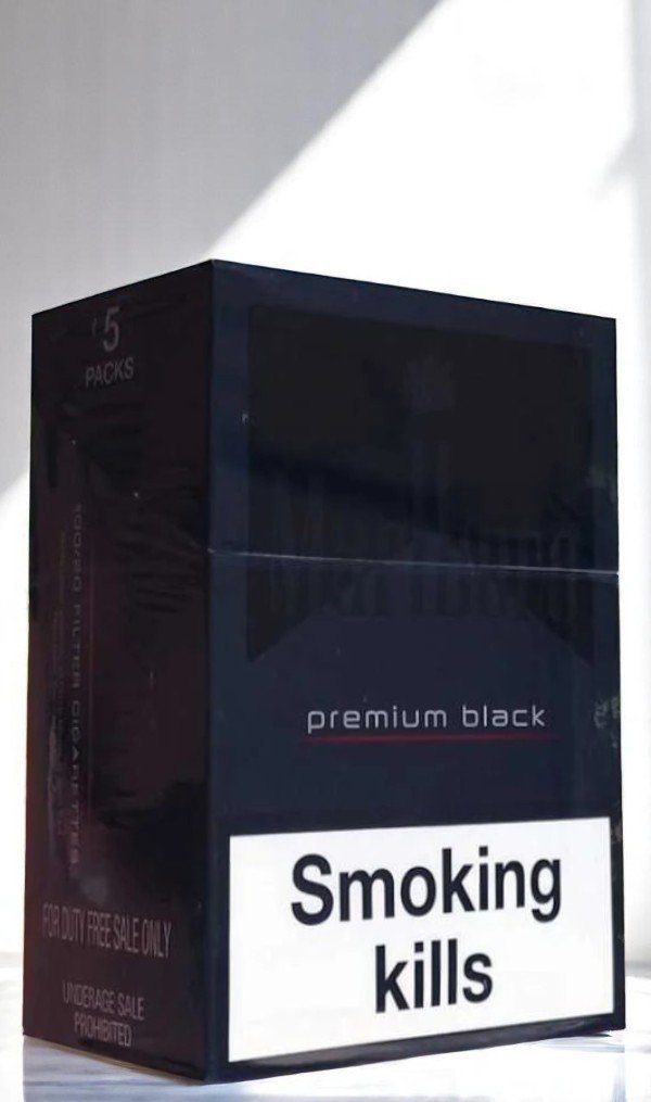 Marlboro Premium Black Limited imported cigarette 159xblix product photo