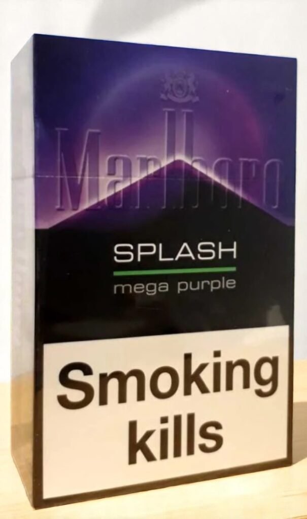 Marlboro Splash Mega Purple (1เม็ดบีบ) imported cigarette 159xblix product photo