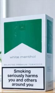 Marlboro White Menthol imported cigarette 159xblix product photo