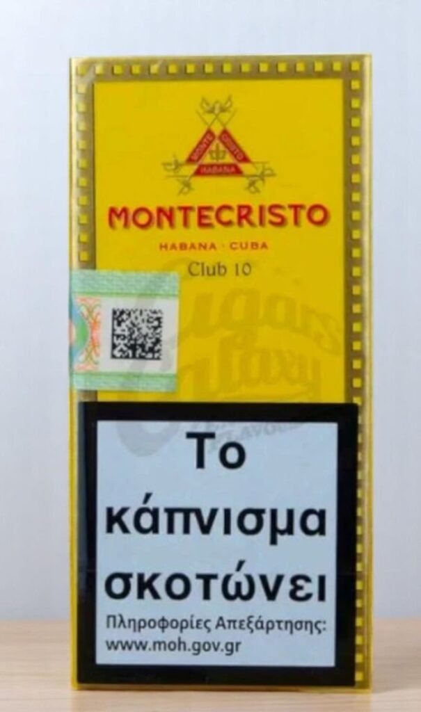 Montecristo Club 10 Habana Cuba imported cigarette 159xblix product photo