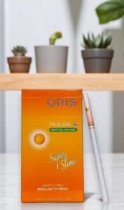 Oris Pulse Menthol Orange imported cigarette 159xblix product photo