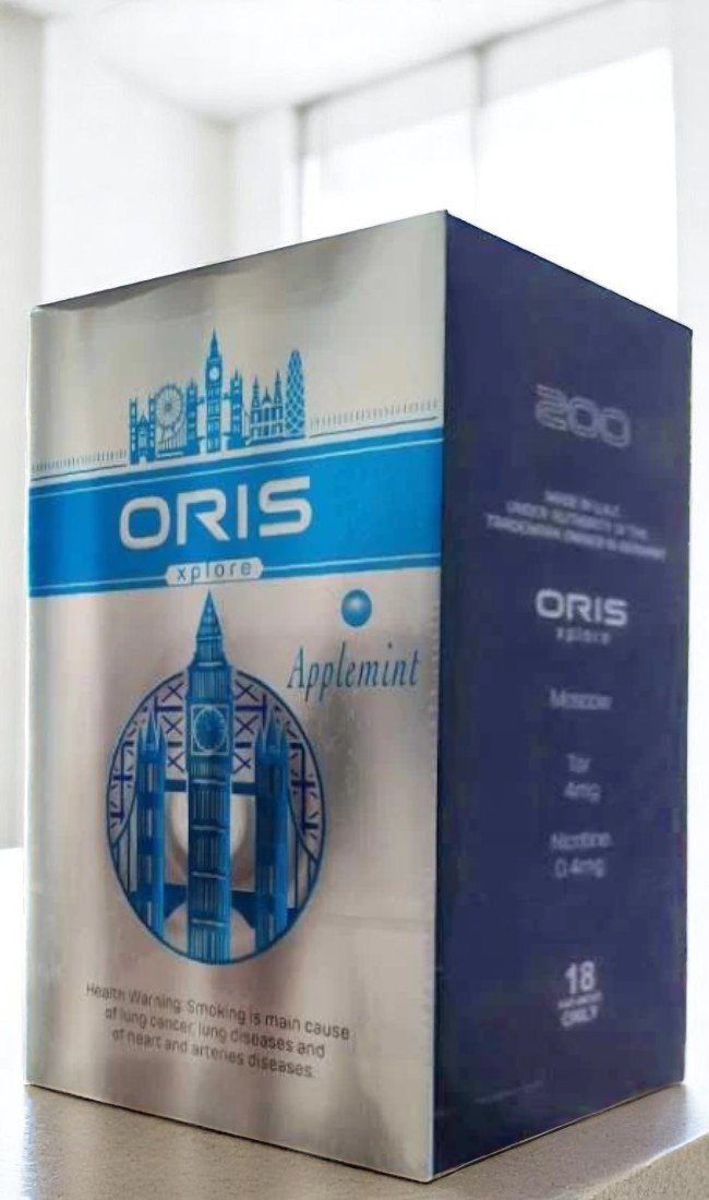 บุหรี่นอก Oris Xplore ApplrMint