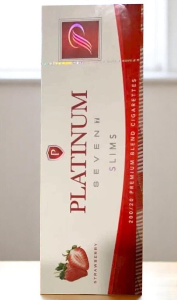 Platinum Seven Strawberry imported cigarette 159xblix product photo