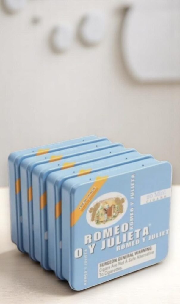 Romeo Y Julieta 1875 Minis Aroma Blue 2 7/8 imported cigarette 159xblix product photo