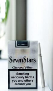 Seven Stars Charcoal Premium imported cigarette 159xblix product photo
