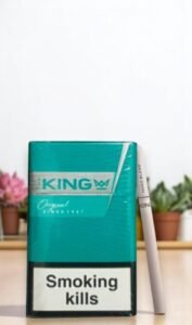 The King Menthol imported cigarette 159xblix product photo