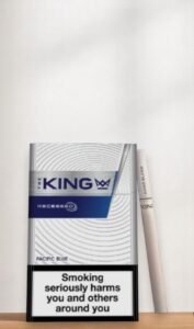 The King Recessed & Charcoal imported cigarette 159xblix product photo