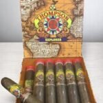 Thompson Explorer Flavors Gordito Habano Cherry Tubos 6 imported cigarette 159xblix product photo