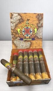 Thompson Explorer Flavors Gordito Habano Cherry Tubos 6 imported cigarette 159xblix product photo