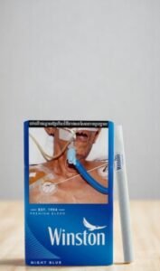 Winston Night Blue imported cigarette 159xblix product photo