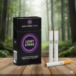 Lucky Strike Purple (ลัคกี้ สไตรค์ ม่วง) บุหรี่นอกรสเย็น กลิ่นบลูเบอร์รี่ 1 เม็ดบีบ imported cigarette wholesale product photo
