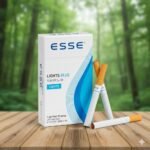 ESSE Lights Blue (เอสเซ่ ไลท์ ฟ้า) บุหรี่นอกเกาหลี มวนซูเปอร์สลิม รสนุ่มสะอาด imported cigarette wholesale product photo
