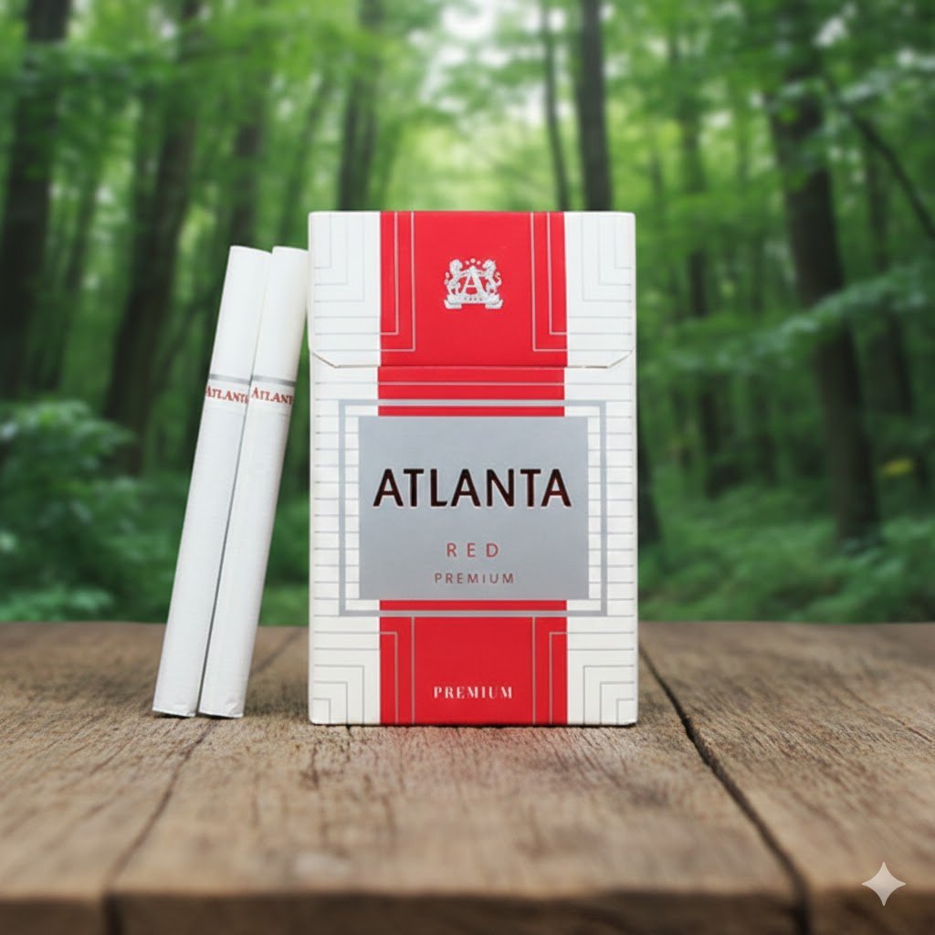 Atlanta Red Premium (แอตแลนตา เรด พรีเมียม) บุหรี่นอกคุณภาพพรีเมียม รสร้อนคลาสสิก imported cigarette wholesale product photo