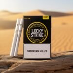 Lucky Strike Yellow บุหรี่นอก ลัคกี้ สไตรค์ เหลือง เม็ดบีบเลม่อน (Premium American Blend) imported cigarette wholesale product photo