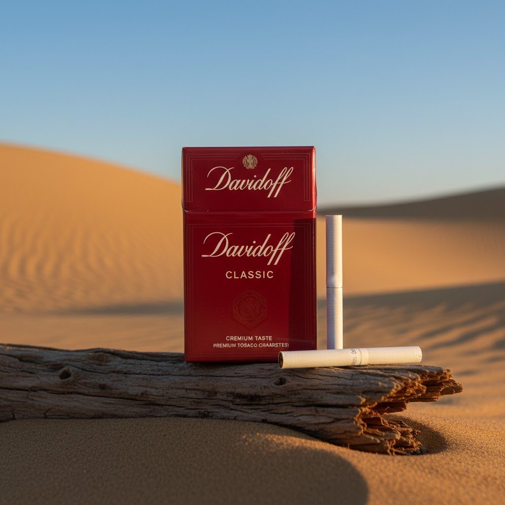 Davidoff Classic (ดาวิดอฟ คลาสสิค) - บุหรี่นอกพรีเมียม สวิตเซอร์แลนด์ มวนใหญ่ Magnum imported cigarette wholesale product photo