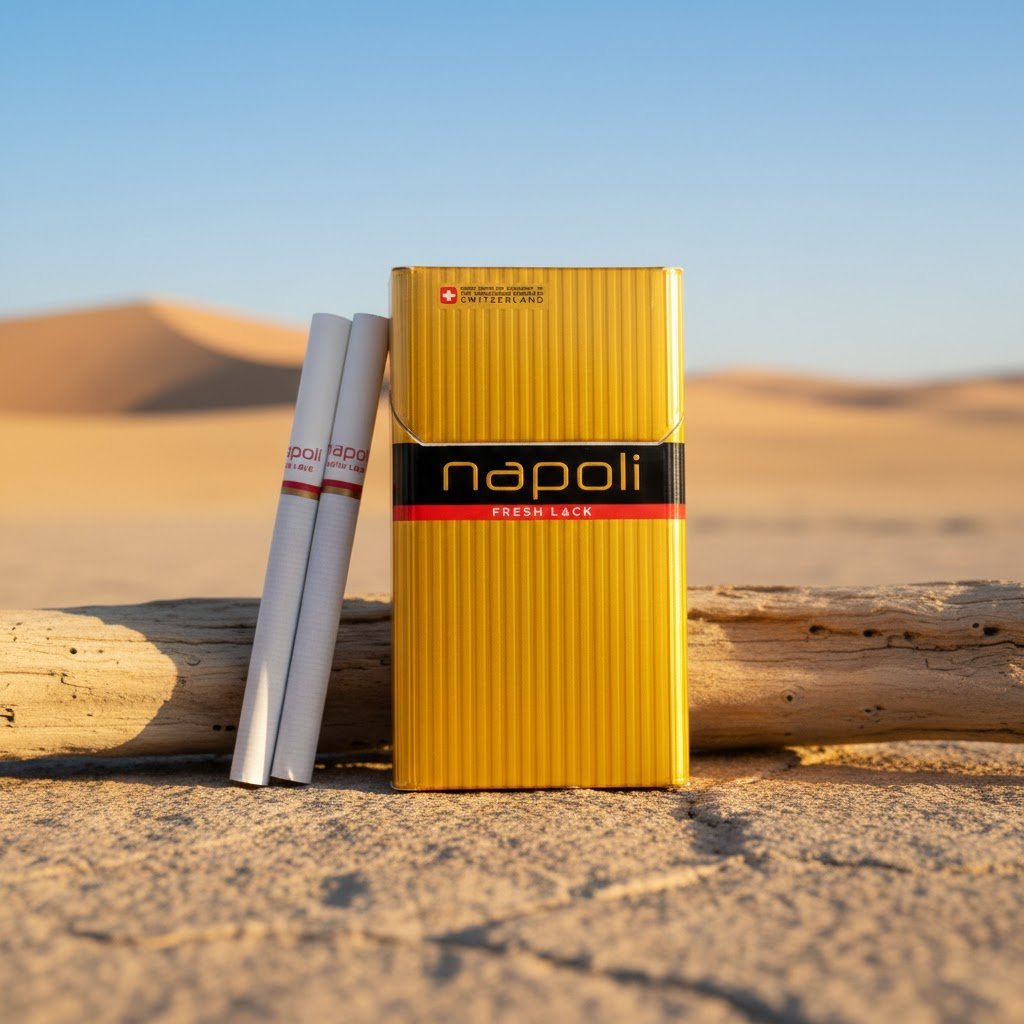 Napoli Gold (นาโปลี โกลด์) - บุหรี่นอกพรีเมี่ยม Queen Size รสร้อน มาตรฐานสวิตเซอร์แลนด์ imported cigarette wholesale product photo