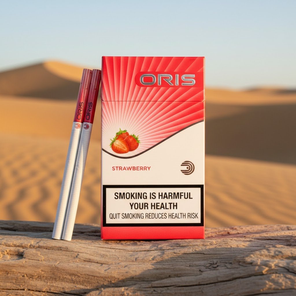 Oris Strawberry (โอริส สตรอเบอร์รี่) บุหรี่นอกมวนซุปเปอร์สลิม รสร้อย กลิ่นหอมชัดเจน imported cigarette wholesale product photo