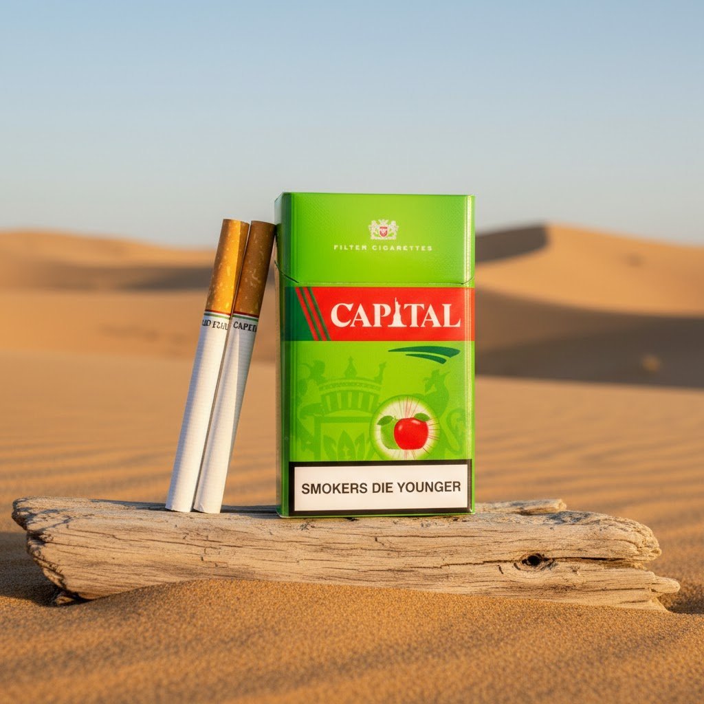 Capital Double Apple (แคปปิตอล ดับเบิ้ล แอปเปิ้ล) บุหรี่นอกกลิ่นผลไม้ หอมสดชื่น พรีเมียม imported cigarette wholesale product photo