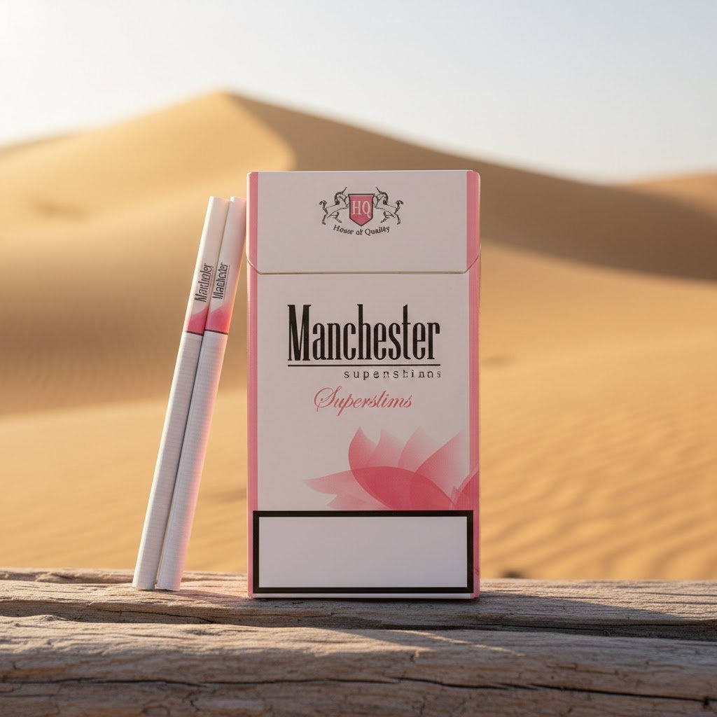Manchester Pink SuperSlim บุหรี่แมนเชสเตอร์ ชมพู รสร้อนนุ่มนวล ดีไซน์หรูหรา มาตรฐานอังกฤษ imported cigarette wholesale product photo