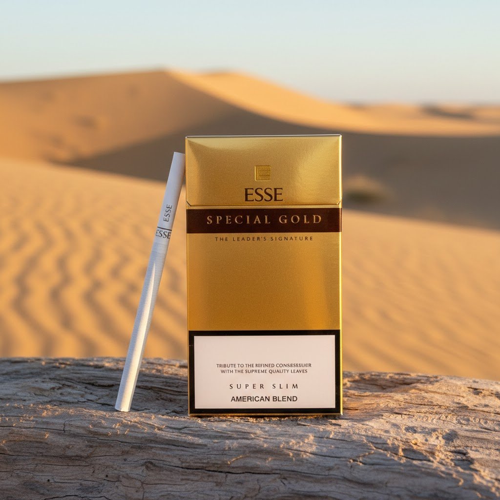ESSE Special Gold บุหรี่เอสเซ่ สเปเชี่ยล โกลด์ (สีทอง) บุหรี่นอกคุณภาพพรีเมียมจากเกาหลี imported cigarette wholesale product photo