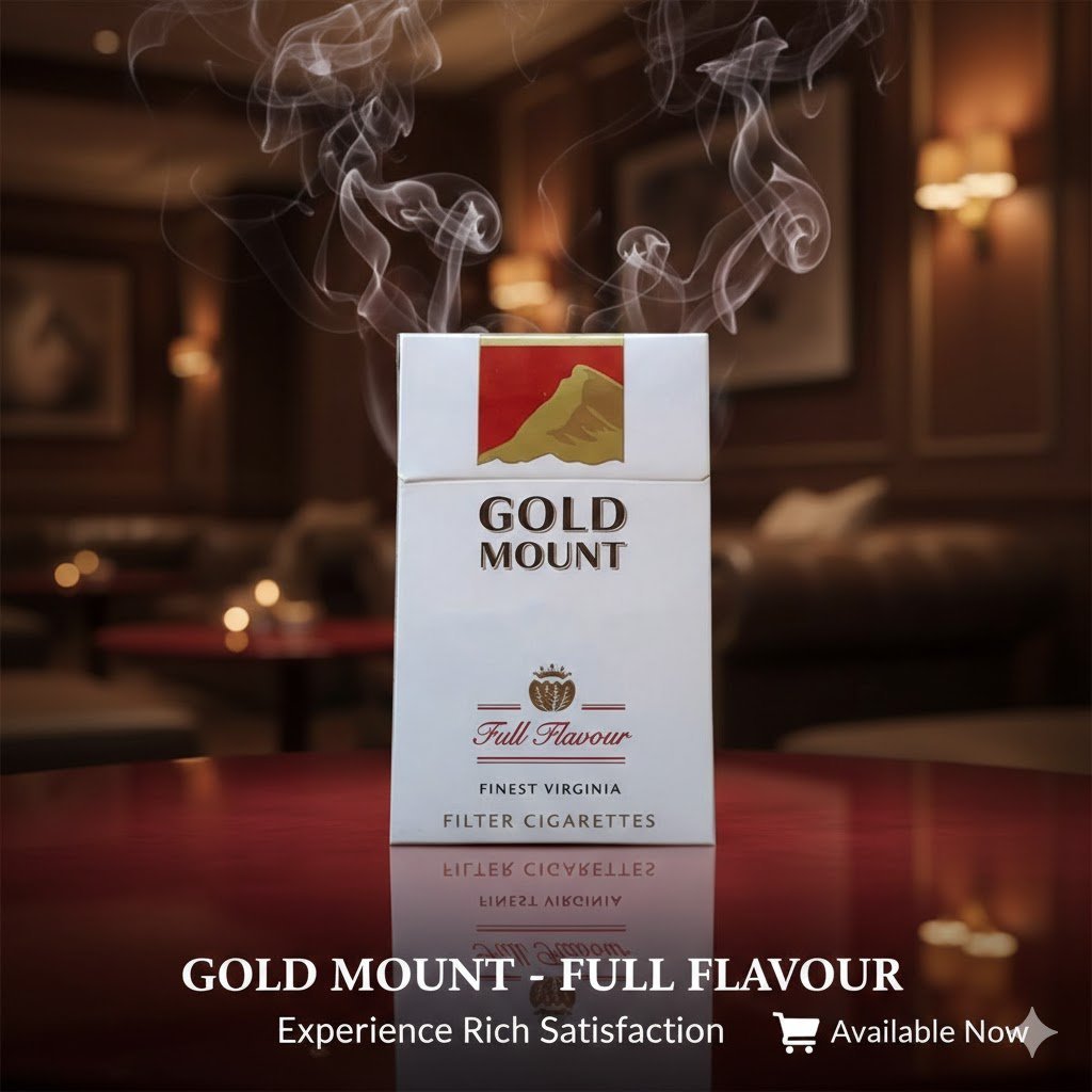 Gold Mount Red (ซองแข็ง) - บุหรี่แดงพรีเมี่ยม รสชาติเข้มข้นลงตัว imported cigarette 159xblix product photo
