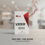 Vess Red (ซองแข็ง) - บุหรี่แดงเกรดพรีเมี่ยม รสนุ่ม กลมกล่อม imported cigarette 159xblix product photo