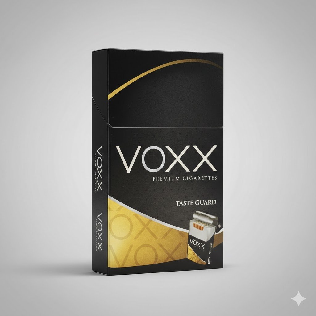 Voxx (ซองแข็ง) - บุหรี่รสชาตินุ่ม ไม่เจ็บคอ imported cigarette 159xblix product photo