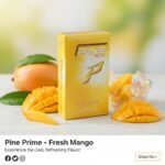 Pine Prime Fresh Mango - บุหรี่ผลไม้มะม่วงหอมเย็นจากเกาหลี imported cigarette 159xblix product photo