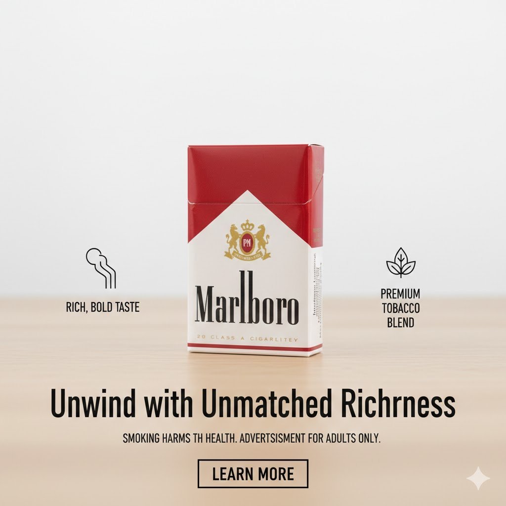 Marlboro Red (ซองอ่อน) - รสชาติเข้มข้น พรีเมียมระดับโลก imported cigarette 159xblix product photo