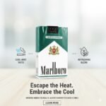 Marlboro Menthol (ซองอ่อน) - บุหรี่เย็นระดับพรีเมียม รสชาติเข้มข้นสดชื่น imported cigarette 159xblix product photo