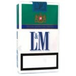 L&M Menthol (ซองอ่อน) - บุหรี่เย็น ใบยาคุณภาพจากสวิตเซอร์แลนด์ imported cigarette 159xblix product photo