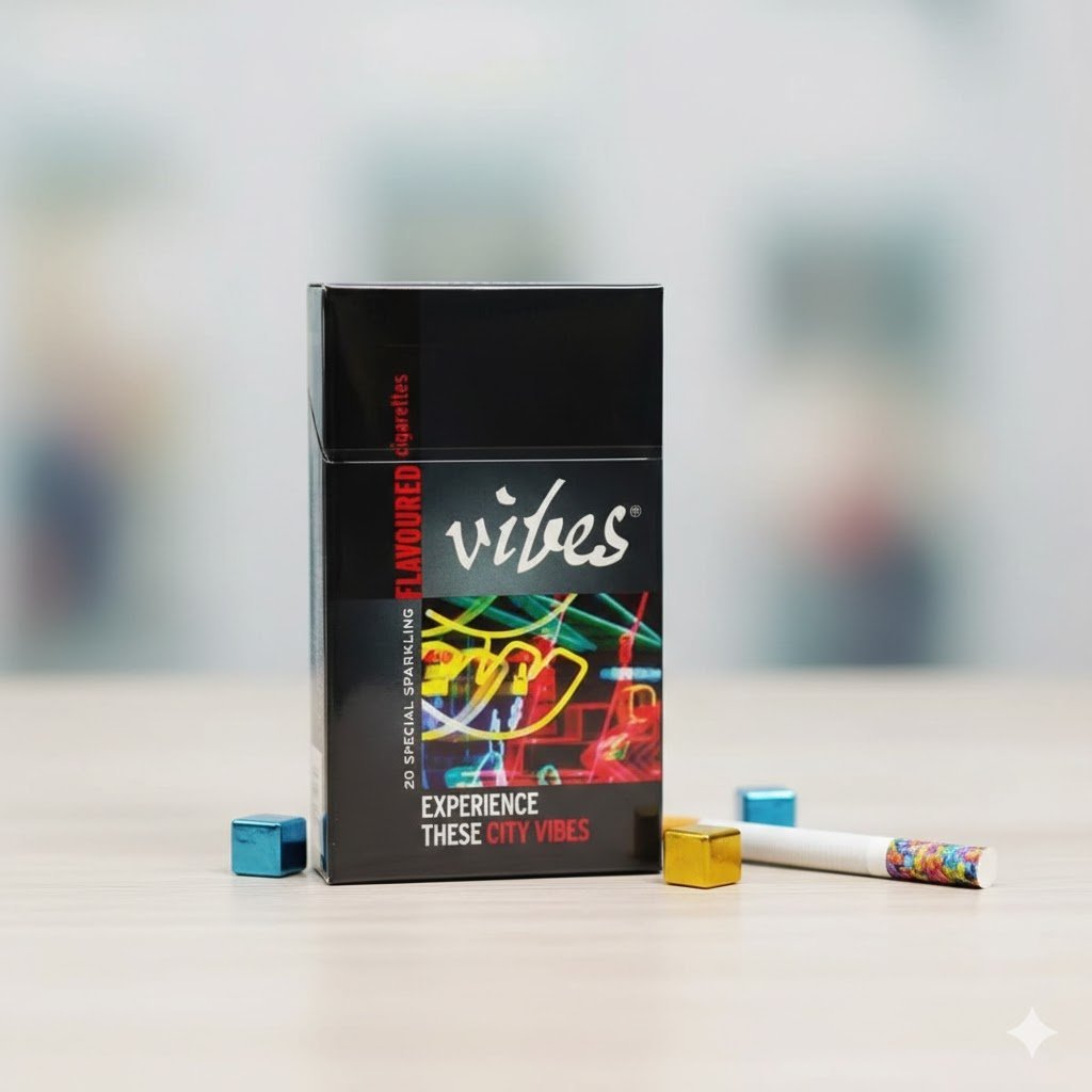 Vibes City บุหรี่คลายเครียดสำหรับคนวัยทำงาน imported cigarette 159xblix product photo