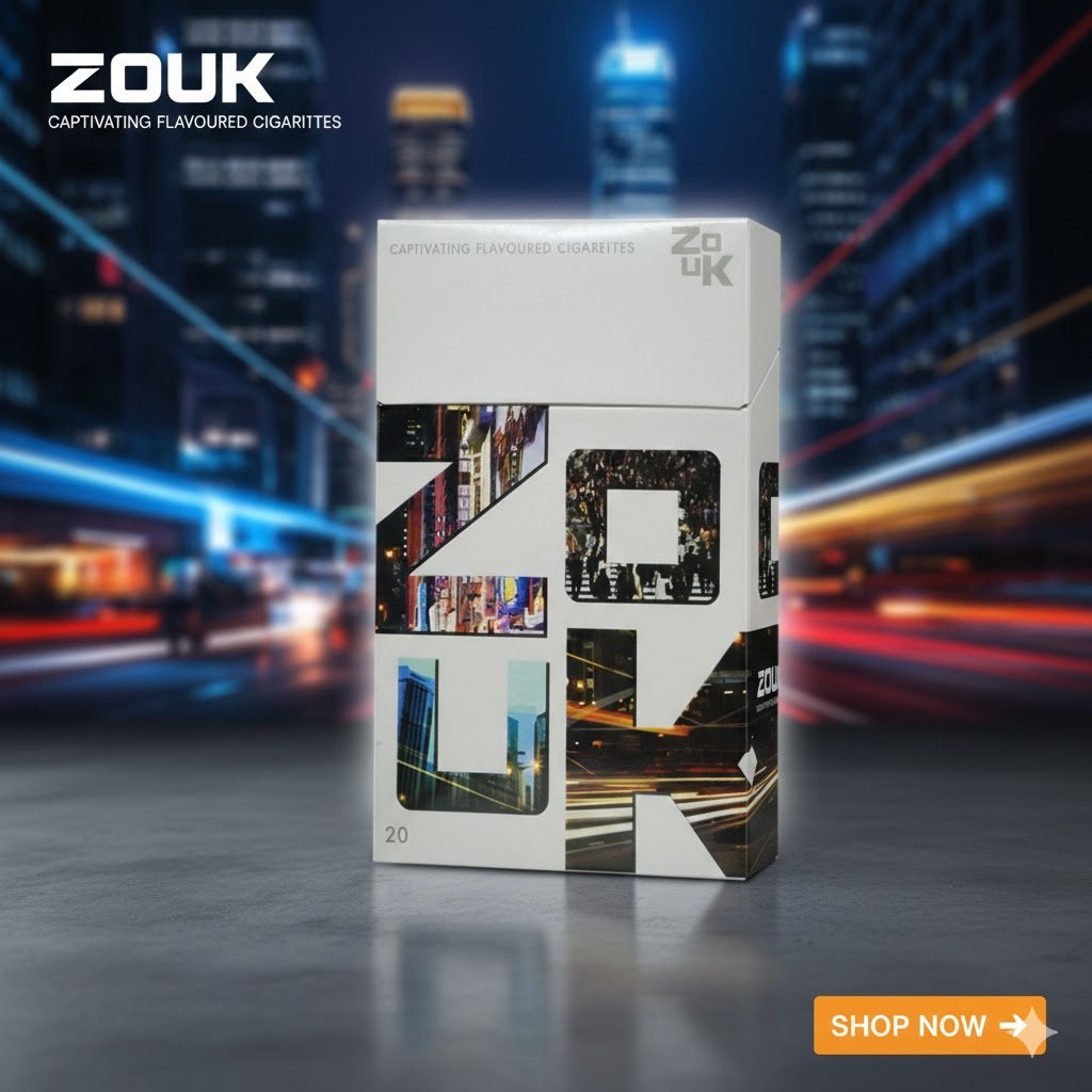 Zouk - บุหรี่กลิ่นช็อกโกแลต รสหวาน หอมละมุน imported cigarette 159xblix product photo