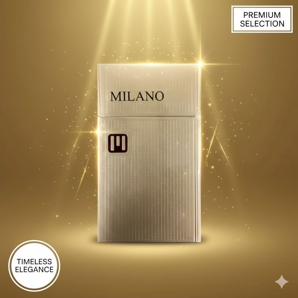 Milano Gold - บุหรี่สายร้อน รสชาตินุ่มนวล ระดับพรีเมียม imported cigarette 159xblix product photo
