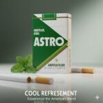 Astro Menthol - บุหรี่เย็นคุณภาพพรีเมียม สัมผัสนุ่มในราคาคุ้มค่า imported cigarette 159xblix product photo