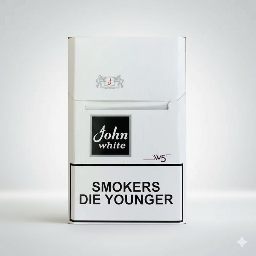 John White บุหรี่คุณภาพพรีเมียม สูบนุ่ม สบายคอ imported cigarette 159xblix product photo