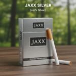 Jaxx Silver (แจ็กซ์ ซิลเวอร์) บุหรี่นอกสายร้อนนุ่ม Premium Virginia มวนขนาด Queen Size imported cigarette wholesale product photo