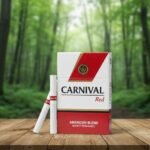 Carnival Red (คาร์นิวัล แดง) บุหรี่นอกคุณภาพพรีเมียม American Blend จากเกาหลี imported cigarette wholesale product photo