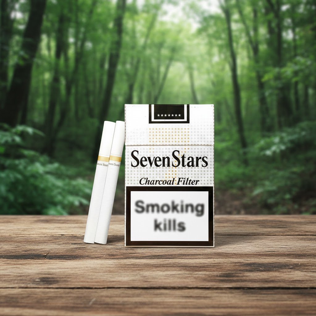 Sevenstars Charcoal Filter บุหรี่นอก เซเว่น สตาร์ คุณภาพพรีเมียม มาตรฐานญี่ปุ่น imported cigarette wholesale product photo